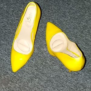 Yellow heels